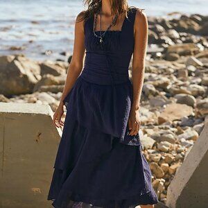 In My Dreams Midi  - Free People - Color: Eclipse